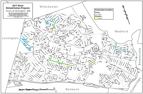 Roadway Projects Map