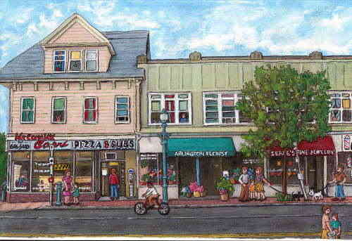 Business district illustration McCormack