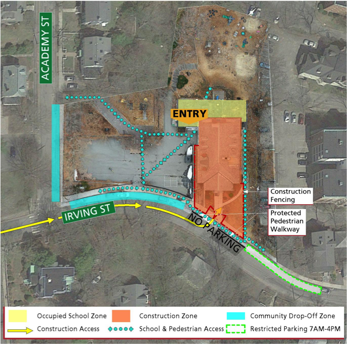 Parmenter Renovation Impacts Map