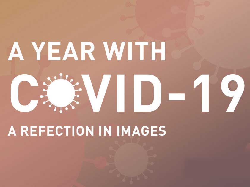 A Year with COVID-19 Image Series