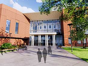 Rendering of new Arlington High School