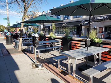 Medford St New Parklet