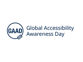 GAAD Logo with text Global Accessibility Awareness Day