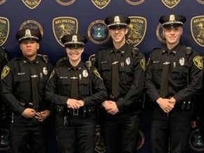 Police officers in uniform.